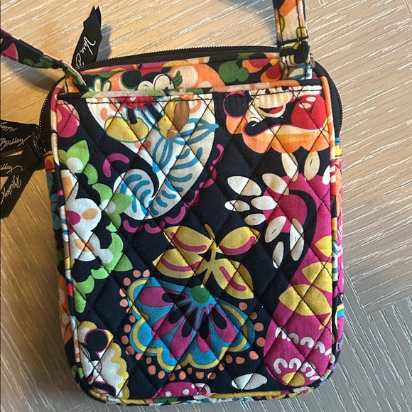 Vera Bradley Disney Floral Crossbody Bag - Black and Multicolor - Picture 5 of 5